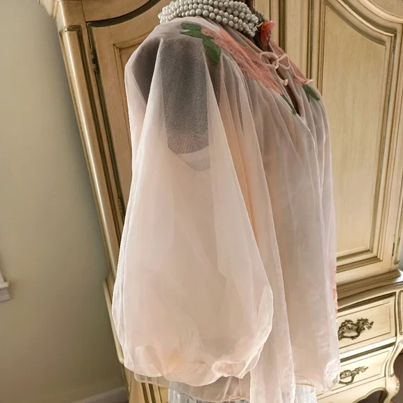 Vintage bed coat Van Raalte - Picture 12 of 16